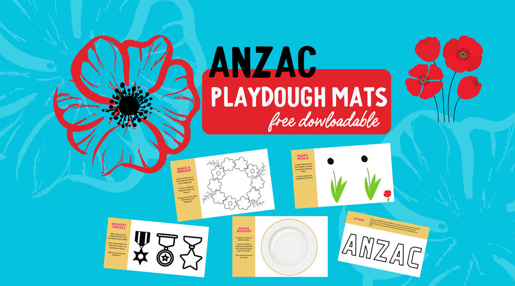 Anzac Playdough Mats: Fun and Educational Activity for Kids