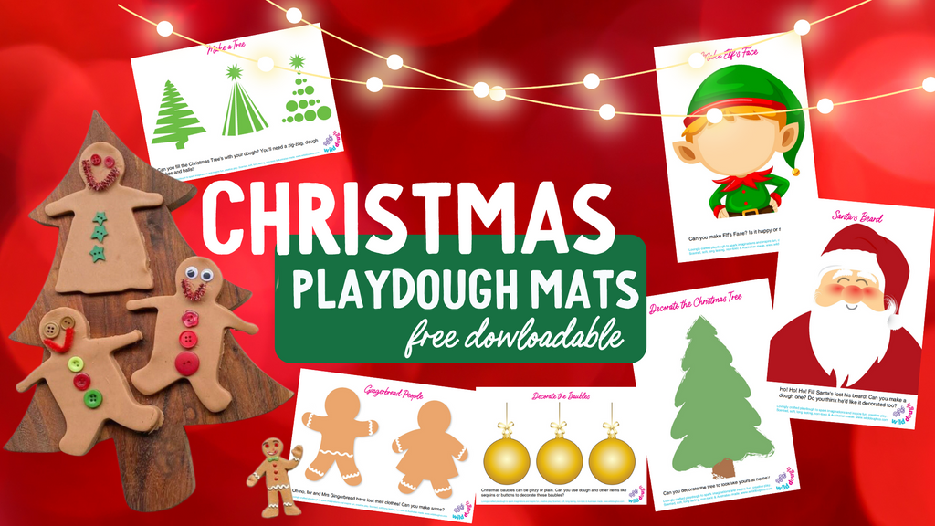 Christmas Playdough Mats