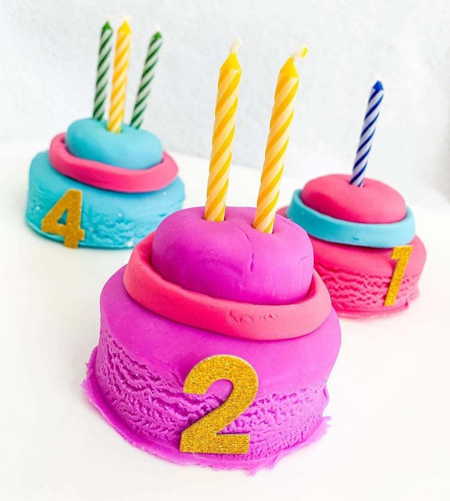 Numbered Birthday Cakes
