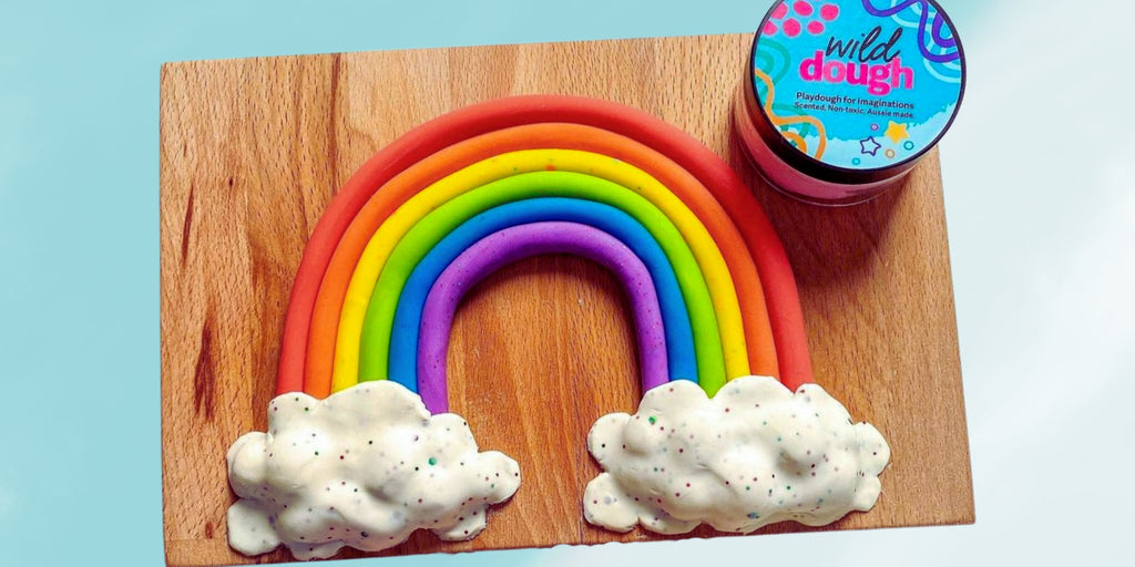 Rainbow Play Dough