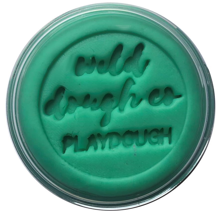 Sea Glass Teal Playdough - Wild Dough Co